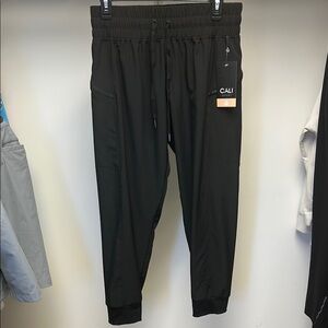 Cali Sport Womens Black Jogger Pants
